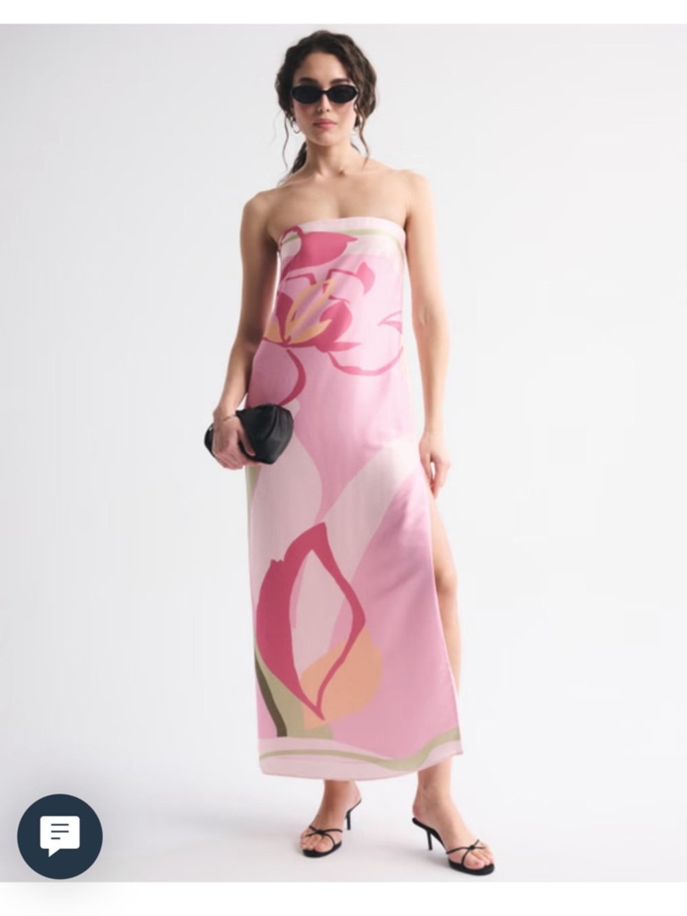 The A&F Julia Strapless Slip Maxi Dress